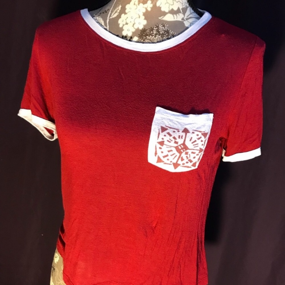 Pocket crop tee